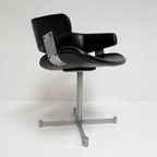 Zwartlederen Artifort Fauteuil, 1970S thumbnail 3