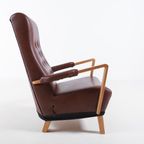 O.H Sjögren Lounge Chair / Fauteuil ‘Seat Up’ thumbnail 14