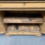 Sleetse Brocante Beige Commode Kast thumbnail 2