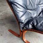 Originele Westnofa Siësta Chair, Low Back | Ingmar Relling | Zwart Leer thumbnail 9