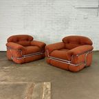 Italiaanse Fauteuils Ontworpen Door Adriano Piazzesi thumbnail 3