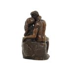 Naar Auguste Rodin Le Baiser Beeld De Kus Reproductie Brons thumbnail 11