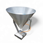 A Pair Of Modern / Aluminum / Large / Conical / Industrial Style Lamps / Designed For Ceiling Or thumbnail 10
