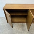 Vintage Houten Dressoir - Geometrisch - Brutalistisch '70 thumbnail 7