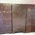 Mooie Blauwe Industriele Metalen Locker Kast thumbnail 15