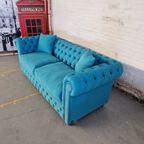 Chesterfield Bank Bahama Oceaanblauw (3-zits) thumbnail 6