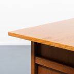 1960’S Scandinavian Modern Oak Desk / Bureau From Atvidabergs thumbnail 12