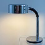 Grote Vintage Chrome Bureaulamp / Tafellamp thumbnail 4