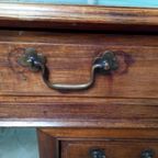 Antiek Palissander Bureau Met Ingelegd Marmer En Bijpassende thumbnail 22