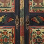 Antieke Beschilderde Bruidskast 1847 thumbnail 10