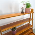 Teak Fineer Kast Uit Zweden Met Lades, Legplank En Uitschuifbare Plank thumbnail 16