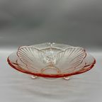 Fruitschaal Rosaline Persglas 50's thumbnail 6