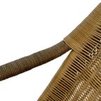 Vintage Rotan Fauteuil - Dirk Van Sliedregt Jaren 60 Design thumbnail 9