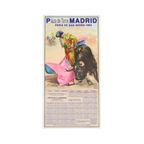 Grote Vintage Corrida Poster Stierengevechten Madrid 1992 106Cm thumbnail 6