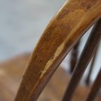 Geweldige Set Van 6 Antieke Engelse Windsor Stickback Chairs Uit De 19e Eeuw thumbnail 16