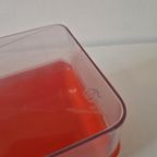 Vintage Brooddoos Oranje Retro Kunststof Broodtrommel thumbnail 3