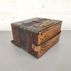 Antieke Houten Accordeon M. Hohner thumbnail 9