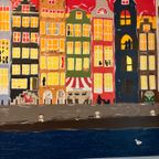 Amsterdamse Gracht Verf Op Doek 70X120 Cm thumbnail 10