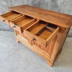 Antiek Dressoir Buffet Commode 19E Eeuws Frans Kersenhout thumbnail 14