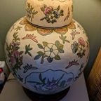 Gemberpot Tafellamp Met Bloemen thumbnail 15