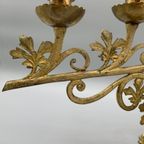 Antieke Gotische Kerk/altaar Kandelaar thumbnail 8