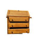 Symmetrical / Solid Oak Desk / Secretaire / Secretary With Drawers thumbnail 5