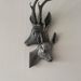 Metaal Tin ? Vintage Jaren 50 Wand Sculptuur Mid Century