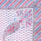 Antieke 19E Eeuwse Perzische Kalamkari/Kalmikara Paisley Sjaal thumbnail 15