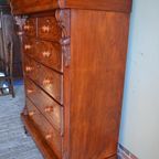 Prachtige Antieke Schotse Mahonie Ladekast, Chiffoniere,Inclusief Bezorgen. thumbnail 4