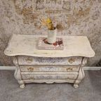 French Country Farmhouse Buikkastje/ Vintage Kastje/Witte Dressoir thumbnail 7