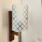 Vintage Scandinavische Wandlamp Wandlampje Lamp Glas thumbnail 8