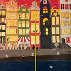 Amsterdamse Gracht Verf Op Doek 70X120 Cm thumbnail 13