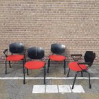 Set Of 4 Vintage Chairs Made By Froescher, Germany thumbnail 2