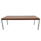 Deens Design Salontafel Teak Chroom Mid-century thumbnail 13