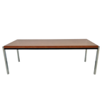 Deens Design Salontafel Teak Chroom Mid-Century thumbnail 13