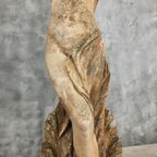 Oud Stenen Tuinbeeld Franse Sculptuur 175 Cm Hoog thumbnail 9