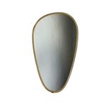 Asymmetrische Vintage Spiegel Met Gouden Rand, Jaren 60 thumbnail 7