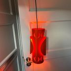 Vintage Retro Metalen Oranje Hanglamp thumbnail 5
