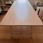 Ikea, Lisabo, Grote Licht Beukenhouten Tafel Met Balk thumbnail 3