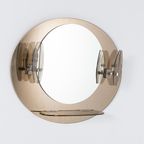 Mid-century Modern Italian Wall Mirror With Sconces From VECA 1960s thumbnail 5