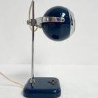 Blauwe Space Age Tafellamp, 1960’S thumbnail 3