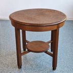 Set Of Two Low Chairs And Coffee Table From The Amsterdam School/ Art Deco Circa 1930s. thumbnail 18