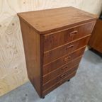 Scandinavische Ladekast Vintage Ladekast Wandkastje thumbnail 9