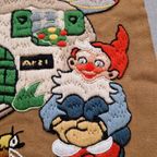 Vintage Wandkleed Voor Kinderkamer Jaren 70 Retro Muurkleed thumbnail 4
