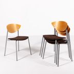 Danish Design Set Of 4 ‘must’ Chairs By Søren Nielsen & Thore Lassen For Randers+radius thumbnail 11