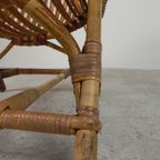 Rohe Noordwolde Bamboe, Rotan Stoel, Jaren 50 thumbnail 19