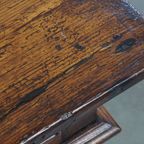 Prachtige Grote Antieke Salontafel Met Originele Details En Een Mooi Patina thumbnail 7
