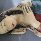 Art Deco Madonna Maria Beeld  Borstbeeld thumbnail 11