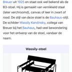 Wassily Chair By Marcel Breurer thumbnail 6