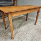 Oude Tafel Eettafel Sidetable Beukenhout 65 X 140 Cm thumbnail 2